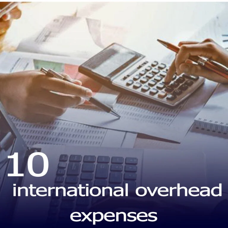 international overhead expenses 10